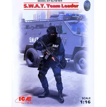 Plastikový model 1:16 S.W.A.T. Team Leader