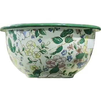 Smaltovaná vzorovaná miska, průměr: 17 cm DECOR