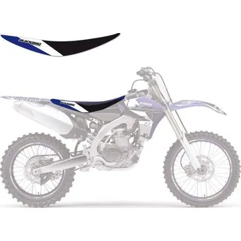Moto sedlo BLACKBIRD potah sedadla YAMAHA YZ 450F 10-13 DREAM 3, barva černá/bílá/modrá