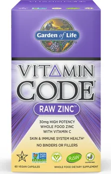 Garden of Life Vitamin Code Raw Zinek 60 kps.