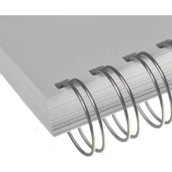 Vázací hřbet Kovový hřbet 2:1, 12,7 mm (do 105l), 100 ks, stříbrná