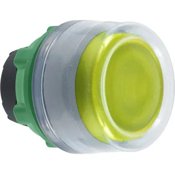 vypínač ZB5AW583C0 ŽL Ovládací hlavice stiskací prosvětlená, lícující s krytkou, speciální popis ŠE, Schneider Electric