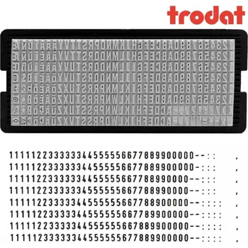 Razítko Náhradní sada čísel 6003, 3mm pro razítka Trodat TYPO