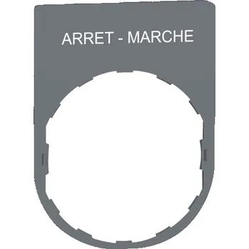 modulární přístroj a rozvaděč ZBYP2166C0 Štítek s popisem, Schneider Electric