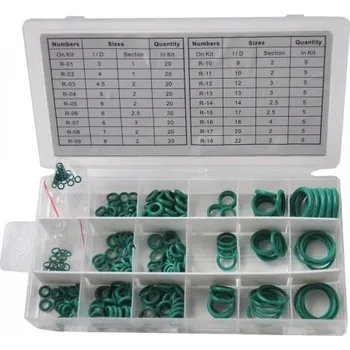 Nářadí pro automobil Sada gumových o-kroužků, pro spoje klimatizace, 225 kusů ENERGY