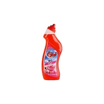 WC čistič GO! WC GEL ROSE & MAGNOLIA 750ml červený