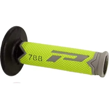 PROGRIP gripy PG788 OFF ROAD (22+25mm, délka 115mm) barva šedá/žlutá fluo/ černá (trojdílné) (788-254) (PG788/22)