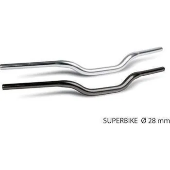 TRW LUCAS řídítíka hliníková 28mm SUPERBIKE chromovaná