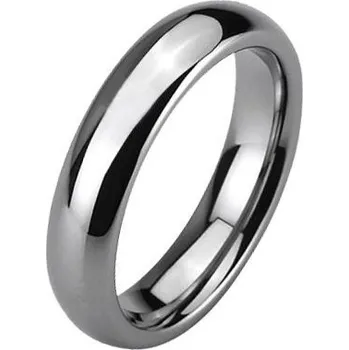 Módní doplněk Wolframový prsten, šíře 4 mm (56)