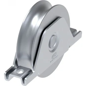 Příslušenství pro plot FAC Pojezdové kolečko s vnitřní podpěrou k přišroubování, kruhový profil 20 mm VA1404.090