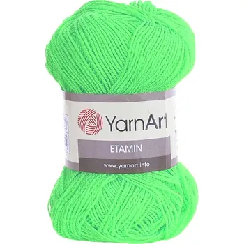 Příze YarnArt Příze Etamin 457 - zelená neonová