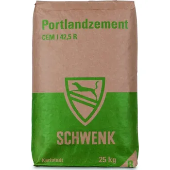 Průmyslové lepidlo Portlandský směsný cement SCHWENK 42,5 R CEM I 25 kg