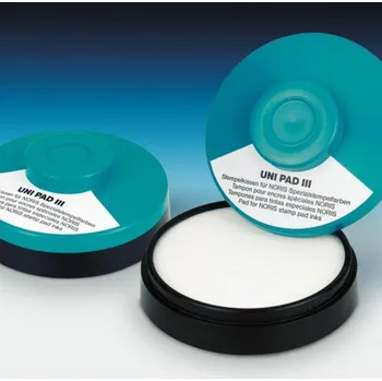 Razítková poduška Razítková poduška NORIS UNIPAD speciální, suchá, kulatá 95mm