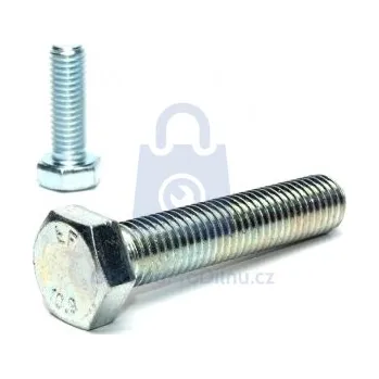Šroub Šroub šestihranný se závitem k hlavě, DIN 933-10.9, OD PRŮMĚRU M18, pozinkovaný M24 x 50, balení 1 ks