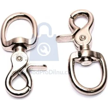 Karabina vypouštěcí, poniklovaná 13, balení 20 ks