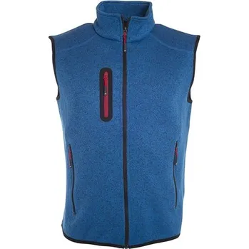 Pánská vesta Daiber Pánská vesta Knitted Fleece JN774 Barva: Modrá královská, Velikost: L