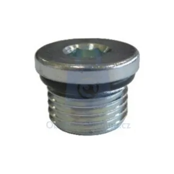 Zátka s IMBUS drážkou a nákružkem, s jemným závitem a těsnícím kroužkem, DIN 908, 5.8, bez úpravy M24 x 1,5, balení 1 ks