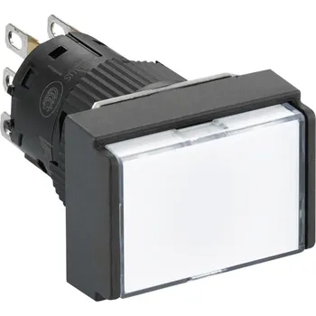 spínač XB6EDW1B1P Ovládač prosvětlený ?16, 24 V - 1CO, bílý, Schneider Electric