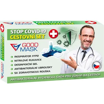 respirátor Good Mask Stop Covid-19 cestovní set
