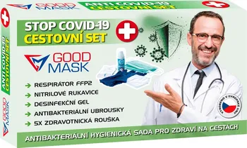 respirátor Good Mask Stop Covid-19 cestovní set