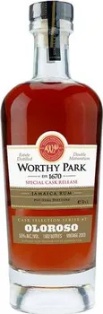 Rum Worthy Park Oloroso 2013 55 % 0,7 l