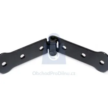 Tesařské kování Závěs tvarovaný ozdobný Z16, černý pozink 148 x 28 mm, balení 12 ks