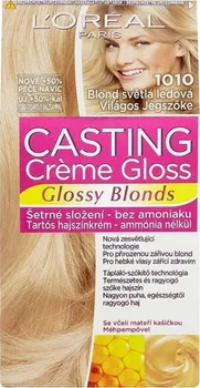 barva na vlasy L’Oréal Paris Casting Crème Gloss 1010 světlá ledová blond