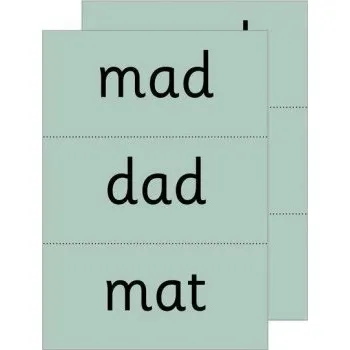 Cizí jazyk Read Write Inc. Phonics: Green Word Cards – Ruth Miskin (EN)