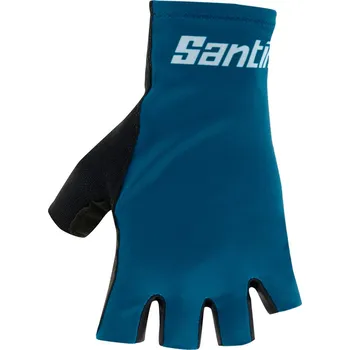 Cyklistické rukavice SANTINI Cyklistické rukavice dlouhoprsté - ISTINTO - modrá M