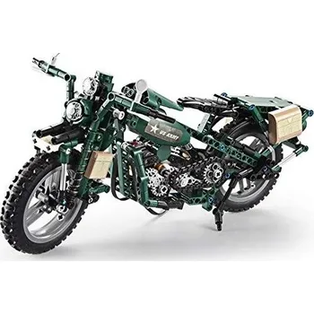 RC model motocyklu Double Eagle C51022W Vojenská motorka 550 dílků