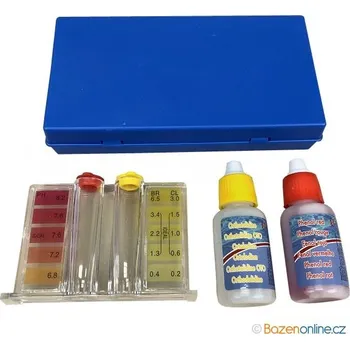 Kapkový tester na pH a chlor v bazénu