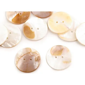 Knoflík Knoflík perleťový velikost 30 mm, 120534