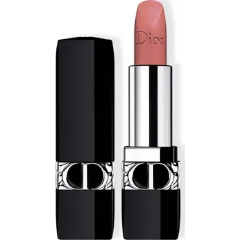 Rtěnka Christian Dior Rouge Dior Satin Matte dlouhotrvající rtěnka plnitelná 3,5 g 100 Nude Look Matte