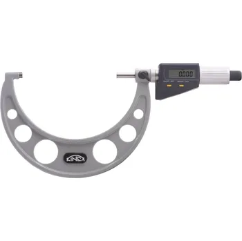 KINEX/K-MET Digitální mikrometr třmenový KINEX 100-125 mm, 0,001mm, DIN&nbsp;863, IP&nbsp;65
