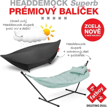 Houpací síť Fatboy Headdemock Superb Deluxe Seafoam