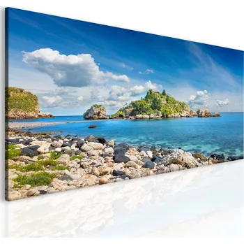 Malvis ® Obraz italský ostrov Isola Bella Velikost (šířka x výška): 100x50 cm