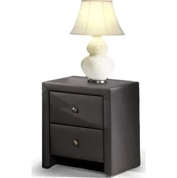 Jídelní stůl ImportWorld Noční stolek Diego (Barva: Tmavě hnědá)