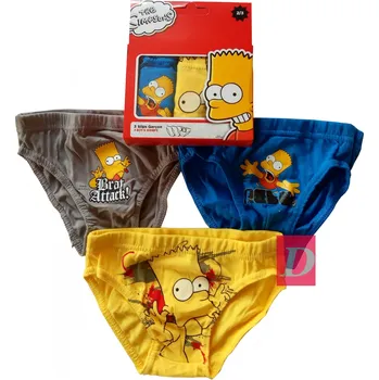 Chlapecké spodní prádlo SUN CITY Slipy SIMPSONOVI 3pack
