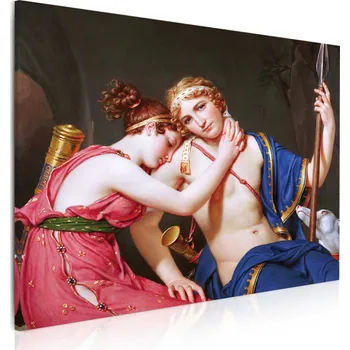 Malvis ® Obraz - rozloučení ženy a muže Velikost (šířka x výška): 90x70 cm