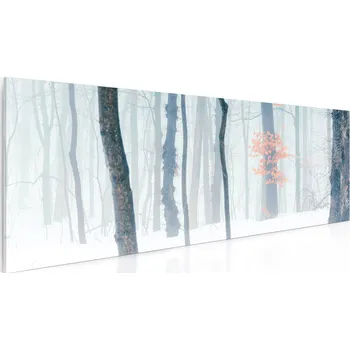 Malvis ® Obraz Zimní les v mlze Velikost (šířka x výška): 130x60 cm