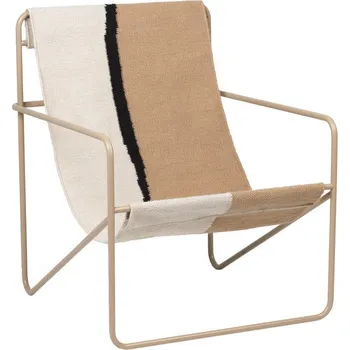 Křeslo Ferm Living Křeslo Desert Lounge Chair, cashmere/soil