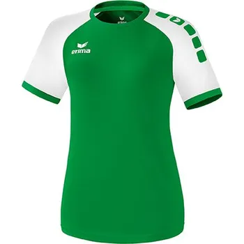 cyklistický dres ERIMA ZENARI 3.0 DRES, KRÁTKÝ RUKÁV - DÁMSKÝ - Zelená, Bílá - velikost 40