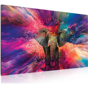 Malvis ® Obraz slon štěstí Velikost: 90x60 cm