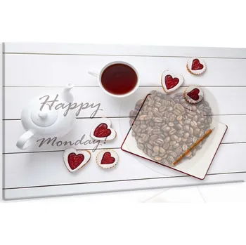 Malvis ® Obraz veselé pondělí Velikost: 90x60 cm