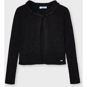 Oblečení a móda Dívčí svetr Mayoral 3325-89 černý Rozměr: 116