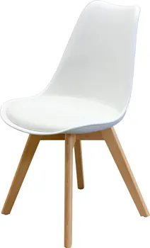 Jídelní židle IDEA nábytek Quatro jídelní židle bílá