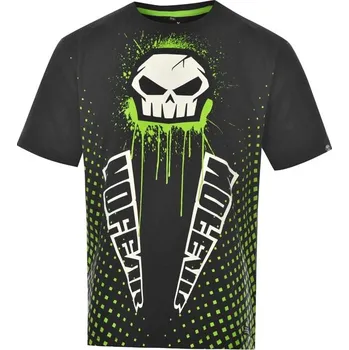Chlapecké tričko dětské tričko NO FEAR - BLACK/GREEN - 128 7-8 let (No Fear Moto Graphic T Shirt Junior Boys)