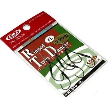 Rybářský háček Návazce s dvěma jednoháčky Vanfook RT-31BL Vel.LL (2ks)