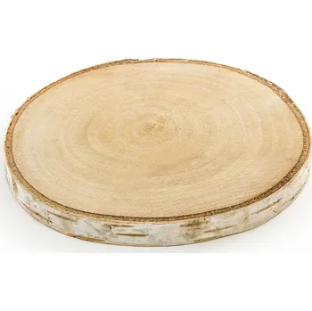 Svatební dekorace Partydeco Dřevěné dekorační podložky 10 - 12 cm 2 ks