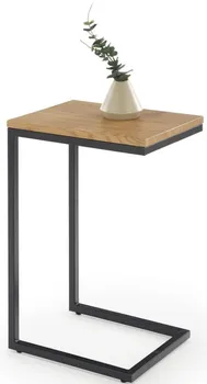 Konferenční stolek Halmar Nisa (DKR025514) dub zlatý/černá